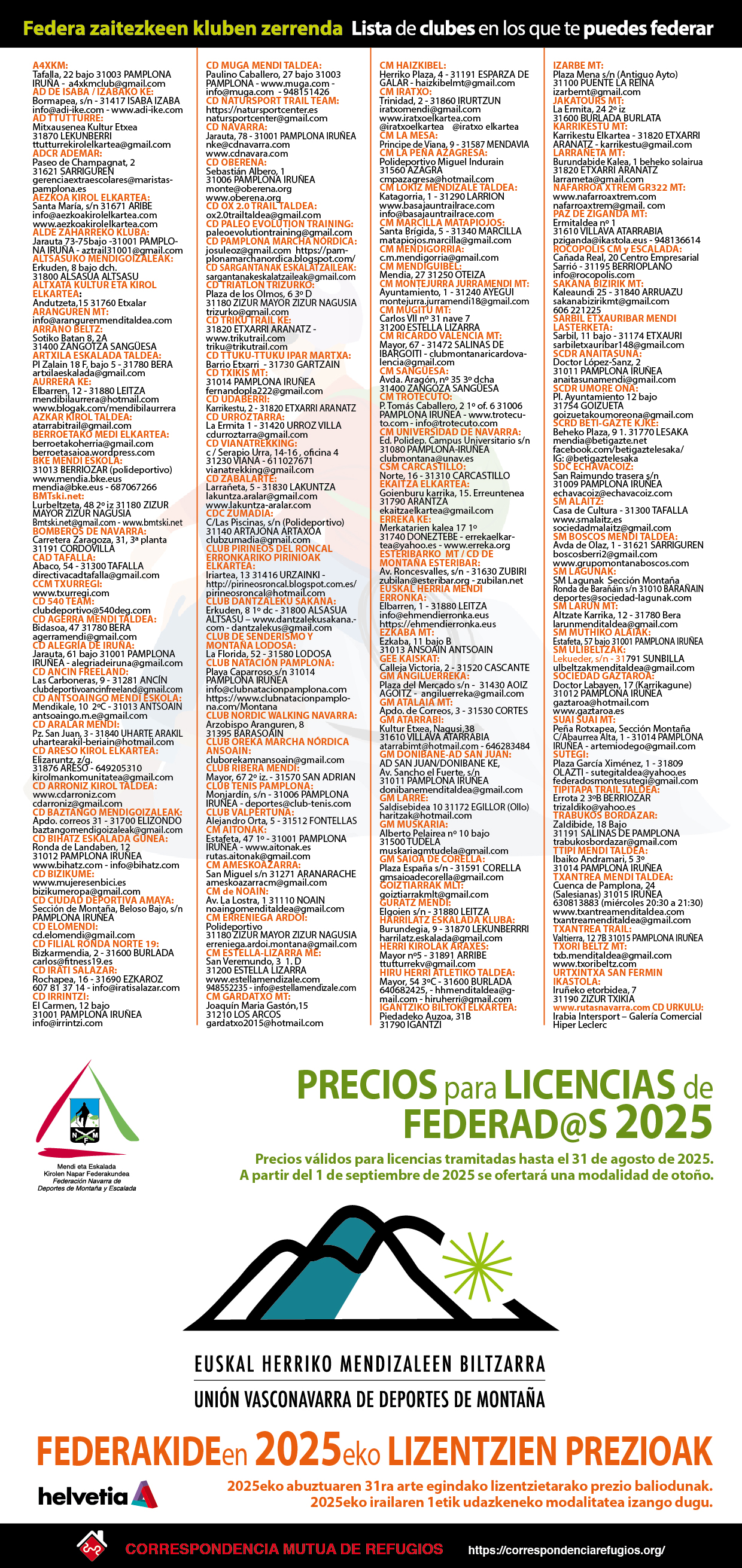 LICENCIAS 2025: COMENZAMOS EL 16 DE DICIEMBRE